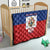 Second Empire of Haiti 1849-1859 Quilt Anpi an Ayiti Flag Style