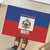 Second Empire of Haiti 1849-1859 Rubber Doormat Anpi an Ayiti Flag Style