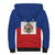 Personalised Second Empire of Haiti 1849-1859 Sherpa Hoodie Anpi an Ayiti Flag Style