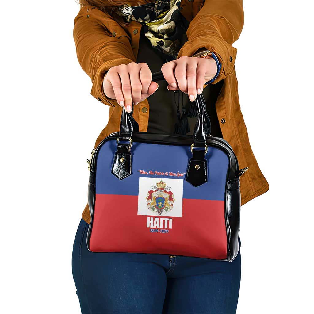 Second Empire of Haiti 1849-1859 Shoulder Handbag Anpi an Ayiti Flag Style