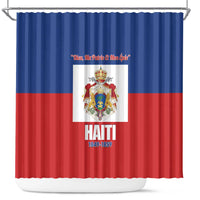 Second Empire of Haiti 1849-1859 Shower Curtain Anpi an Ayiti Flag Style