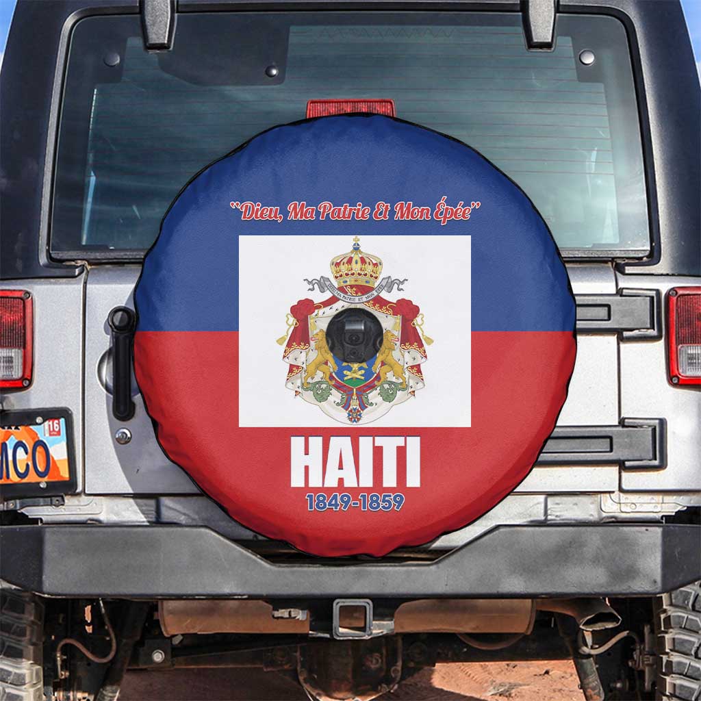 Second Empire of Haiti 1849-1859 Spare Tire Cover Anpi an Ayiti Flag Style
