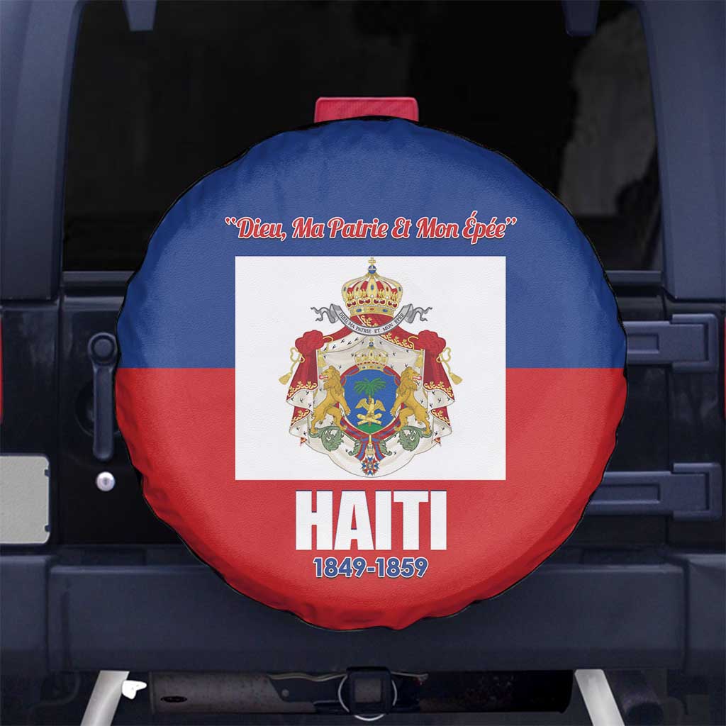 Second Empire of Haiti 1849-1859 Spare Tire Cover Anpi an Ayiti Flag Style