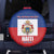 Second Empire of Haiti 1849-1859 Spare Tire Cover Anpi an Ayiti Flag Style