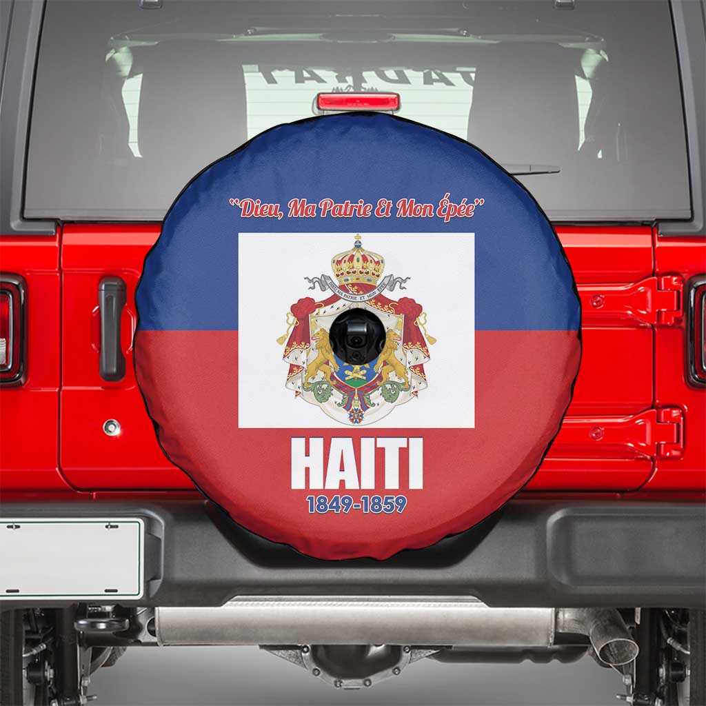 Second Empire of Haiti 1849-1859 Spare Tire Cover Anpi an Ayiti Flag Style