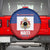 Second Empire of Haiti 1849-1859 Spare Tire Cover Anpi an Ayiti Flag Style