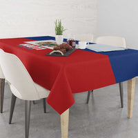 Second Empire of Haiti 1849-1859 Tablecloth Anpi an Ayiti Flag Style