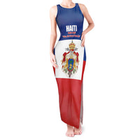 Personalised Second Empire of Haiti 1849-1859 Tank Maxi Dress Anpi an Ayiti Flag Style