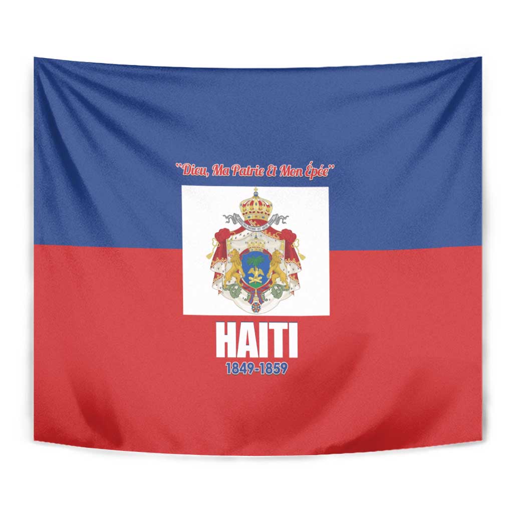 Second Empire of Haiti 1849-1859 Tapestry Anpi an Ayiti Flag Style