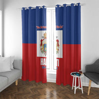 Second Empire of Haiti 1849-1859 Window Curtain Anpi an Ayiti Flag Style