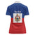 Personalised Second Empire of Haiti 1849-1859 Women Polo Shirt Anpi an Ayiti Flag Style