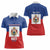 Personalised Second Empire of Haiti 1849-1859 Women Polo Shirt Anpi an Ayiti Flag Style