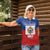 Personalised Second Empire of Haiti 1849-1859 Women Polo Shirt Anpi an Ayiti Flag Style
