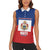 Personalised Second Empire of Haiti 1849-1859 Women Sleeveless Polo Shirt Anpi an Ayiti Flag Style