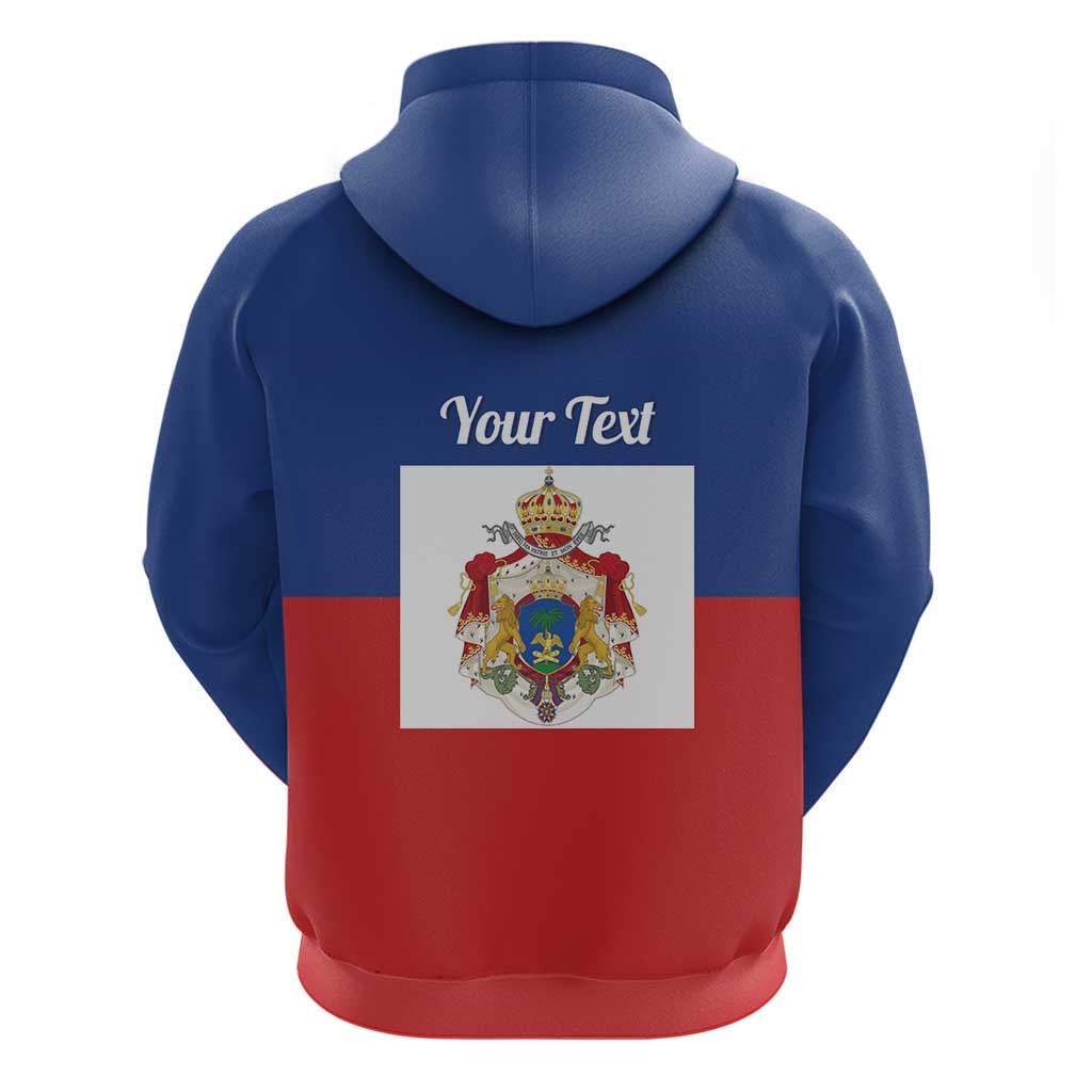 Personalised Second Empire of Haiti 1849-1859 Zip Hoodie Anpi an Ayiti Flag Style