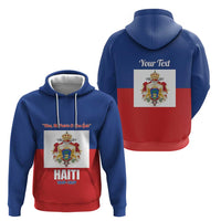 Personalised Second Empire of Haiti 1849-1859 Zip Hoodie Anpi an Ayiti Flag Style