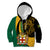 Jamaica Kid Hoodie Jumieka Coat Of Arms Lion Mix African Pattern - Wonder Print Shop