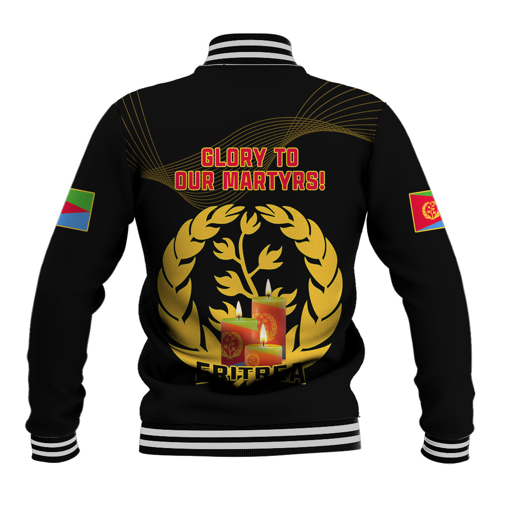 20 June Eritrea Martyrs Day Baseball Jacket Glory To Our Martyrs - Wonder Print Shop