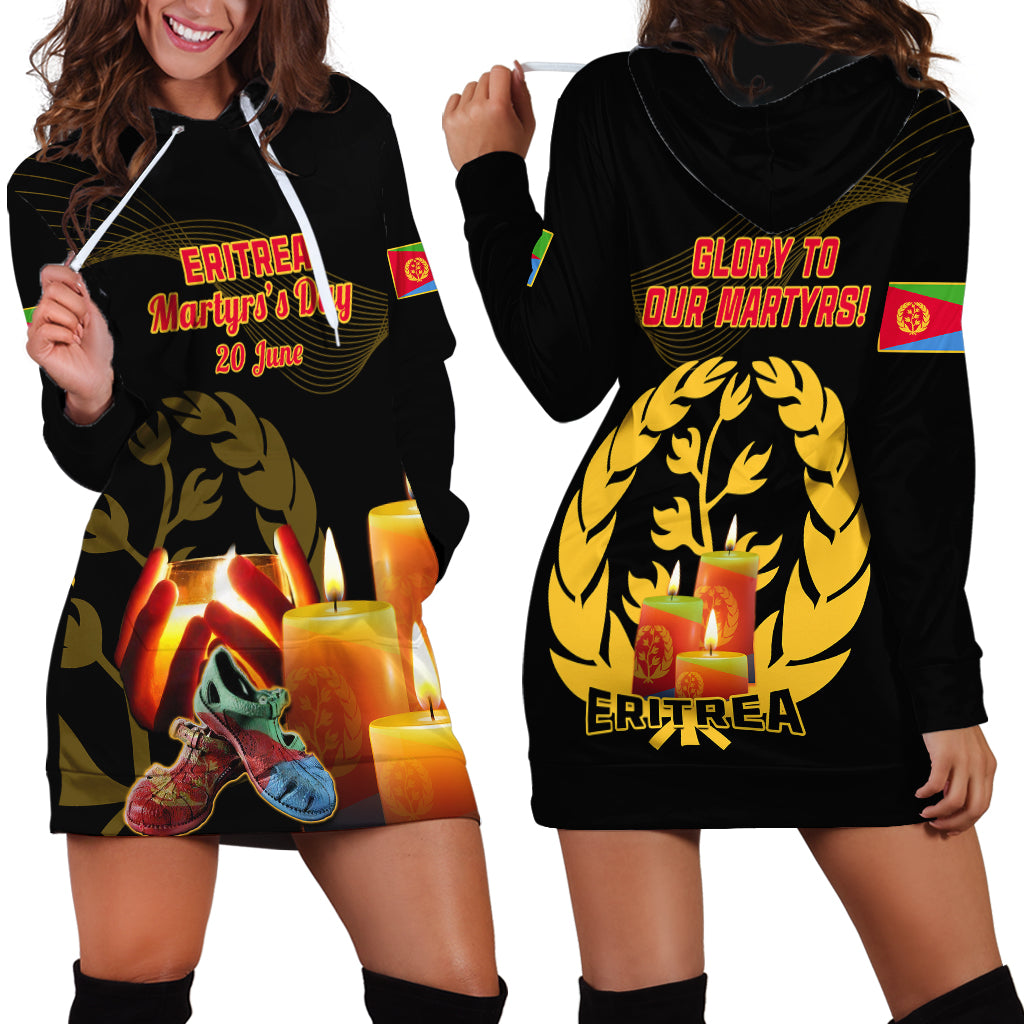 20 June Eritrea Martyrs Day Hoodie Dress Glory To Our Martyrs - Wonder Print Shop