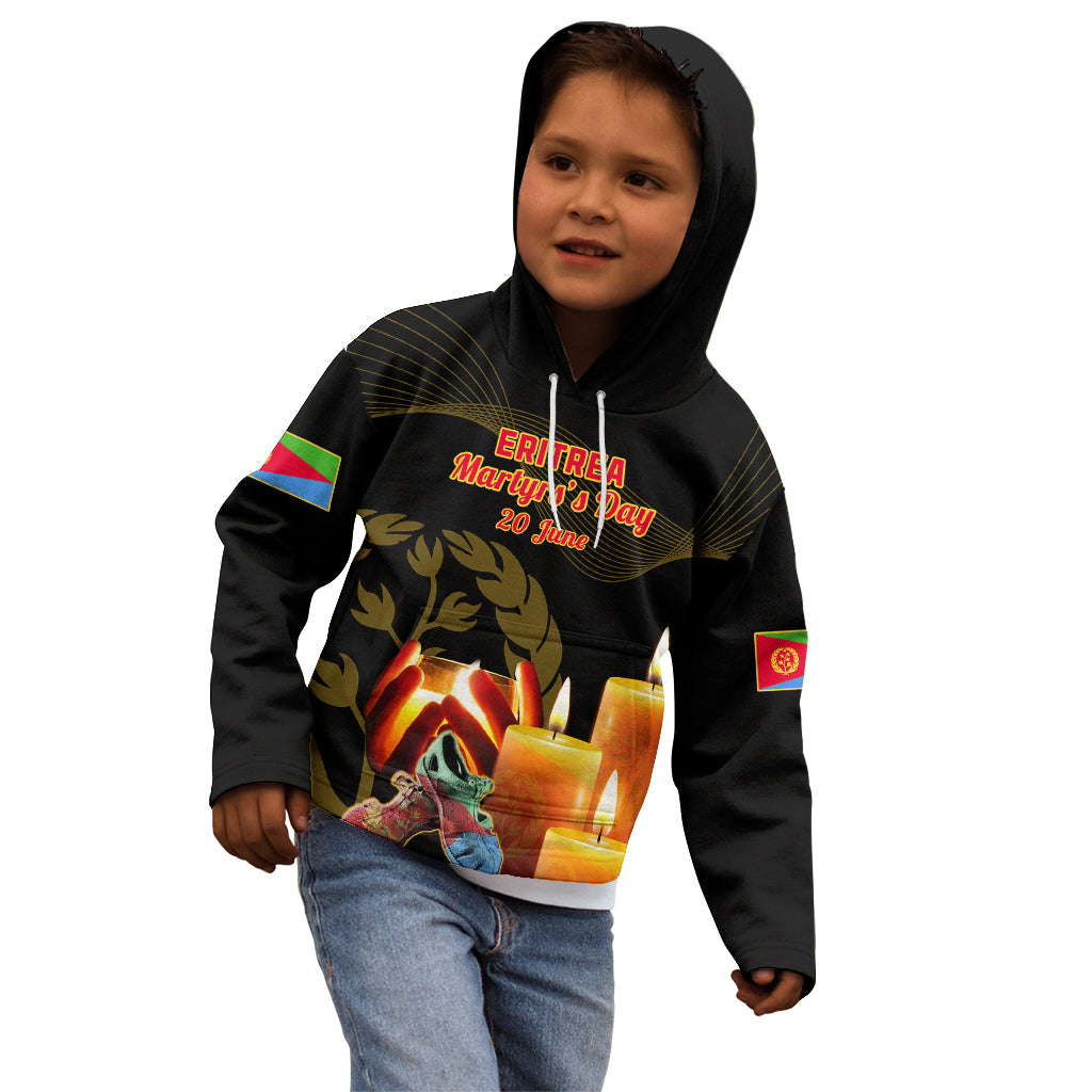 20 June Eritrea Martyrs Day Kid Hoodie Glory To Our Martyrs - Wonder Print Shop