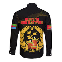 20 June Eritrea Martyrs Day Long Sleeve Button Shirt Glory To Our Martyrs - Wonder Print Shop