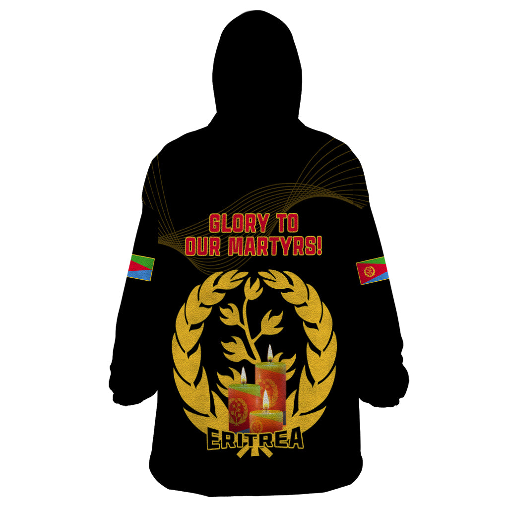 20 June Eritrea Martyrs Day Wearable Blanket Hoodie Glory To Our Martyrs - Wonder Print Shop