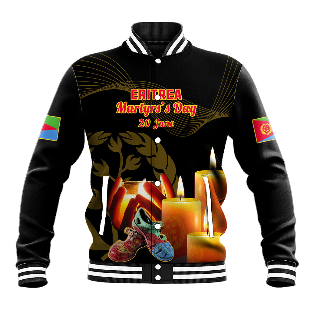 Personalised 20 June Eritrea Martyrs Day Baseball Jacket Glory To Our Martyrs - Wonder Print Shop
