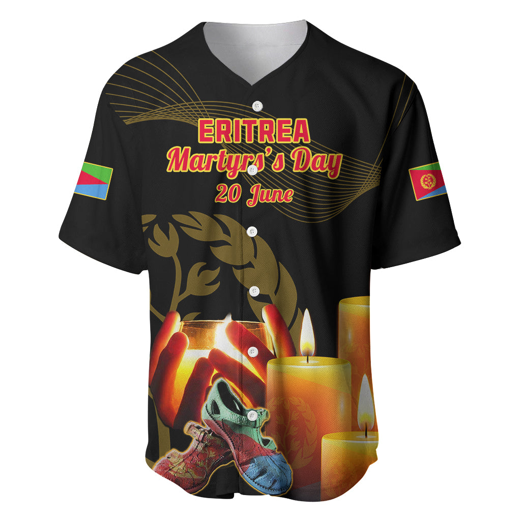 Personalised 20 June Eritrea Martyrs Day Baseball Jersey Glory To Our Martyrs - Wonder Print Shop