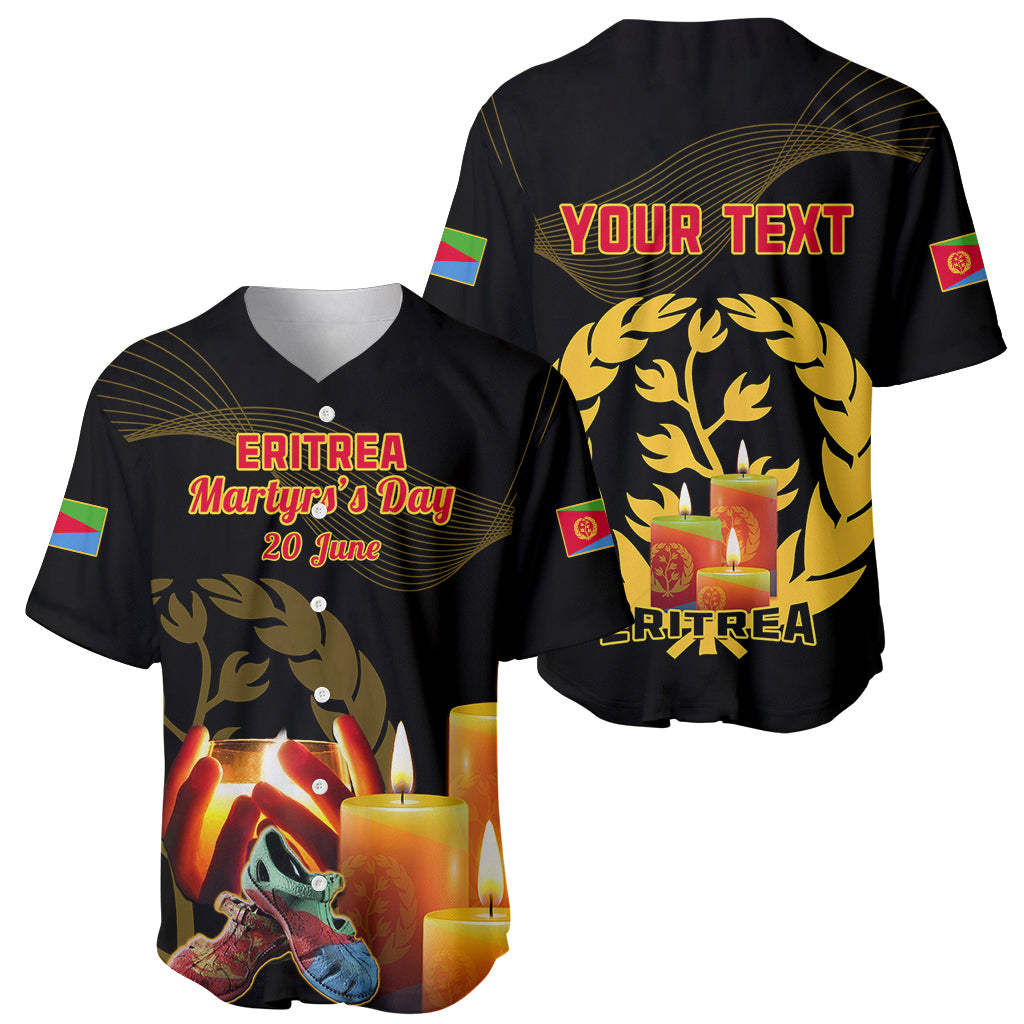 Personalised 20 June Eritrea Martyrs Day Baseball Jersey Glory To Our Martyrs - Wonder Print Shop