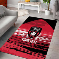 Custom Trinidad and Tobago Football Area Rug 2025 Grunge Version - Wonder Print Shop