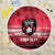 Custom Trinidad and Tobago Football Beach Blanket 2025 Grunge Version - Wonder Print Shop