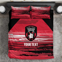 Custom Trinidad and Tobago Football Bedding Set 2025 Grunge Version - Wonder Print Shop