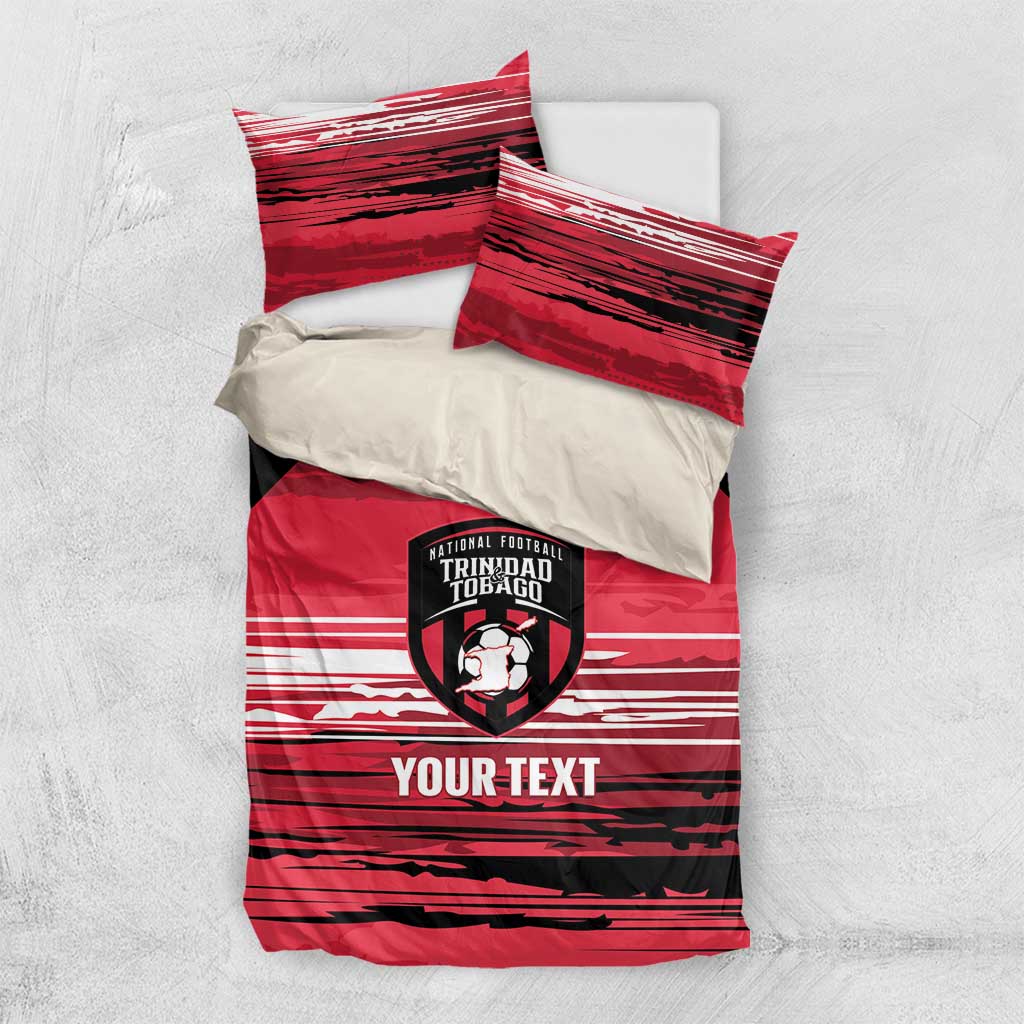 Custom Trinidad and Tobago Football Bedding Set 2025 Grunge Version - Wonder Print Shop