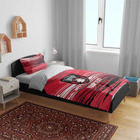 Custom Trinidad and Tobago Football Bedding Set 2025 Grunge Version - Wonder Print Shop