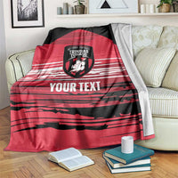 Custom Trinidad and Tobago Football Blanket 2025 Grunge Version - Wonder Print Shop