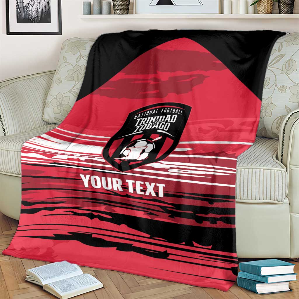 Custom Trinidad and Tobago Football Blanket 2025 Grunge Version - Wonder Print Shop