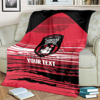 Custom Trinidad and Tobago Football Blanket 2025 Grunge Version - Wonder Print Shop