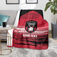 Custom Trinidad and Tobago Football Blanket 2025 Grunge Version - Wonder Print Shop