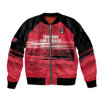 Custom Trinidad and Tobago Football Bomber Jacket 2025 Grunge Version - Wonder Print Shop