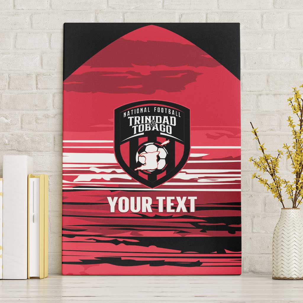 Custom Trinidad and Tobago Football Canvas Wall Art 2025 Grunge Version - Wonder Print Shop
