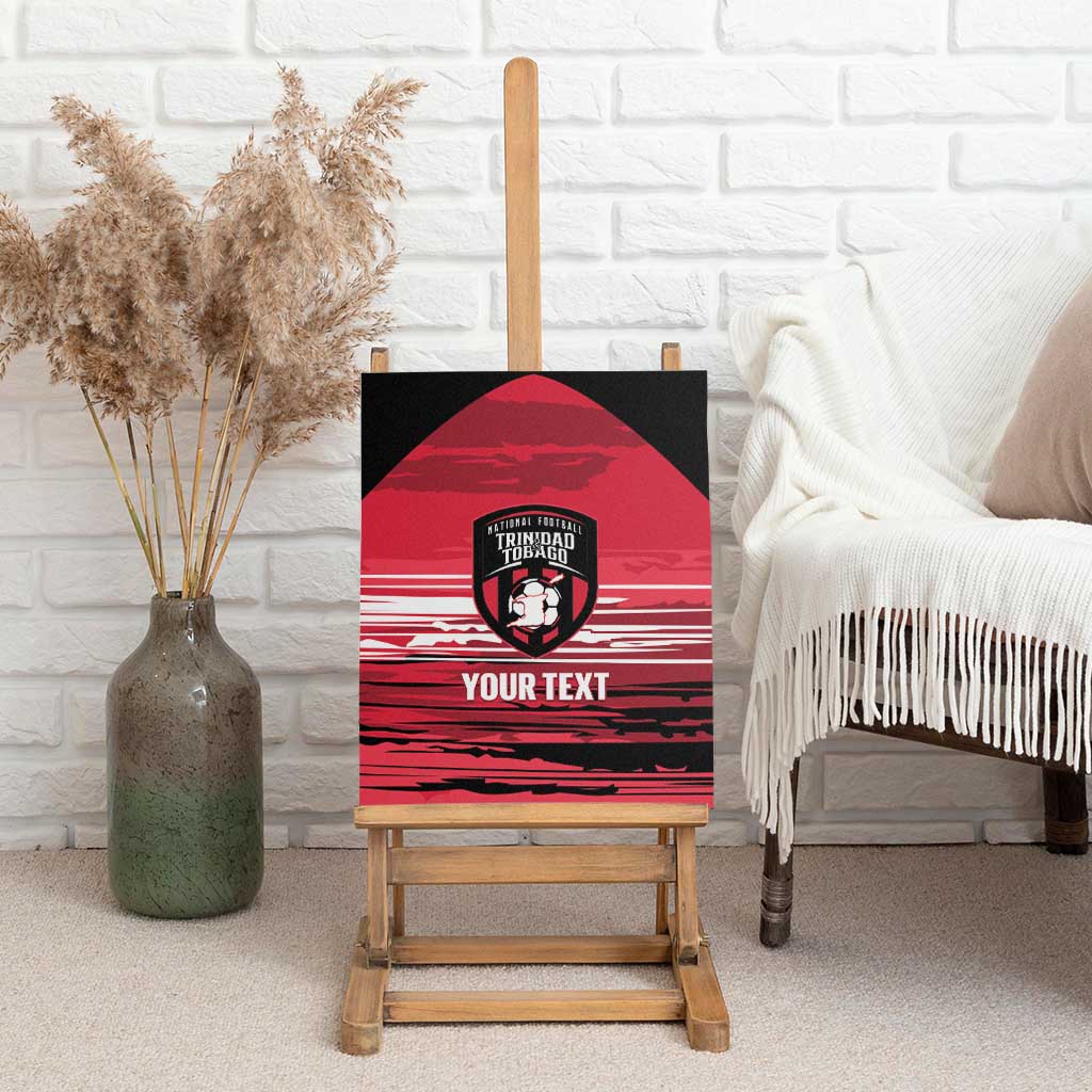 Custom Trinidad and Tobago Football Canvas Wall Art 2025 Grunge Version - Wonder Print Shop