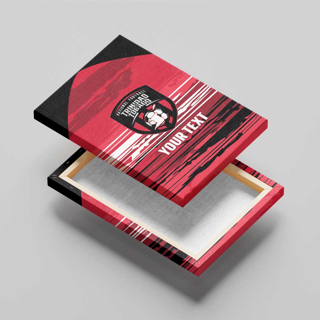 Custom Trinidad and Tobago Football Canvas Wall Art 2025 Grunge Version - Wonder Print Shop