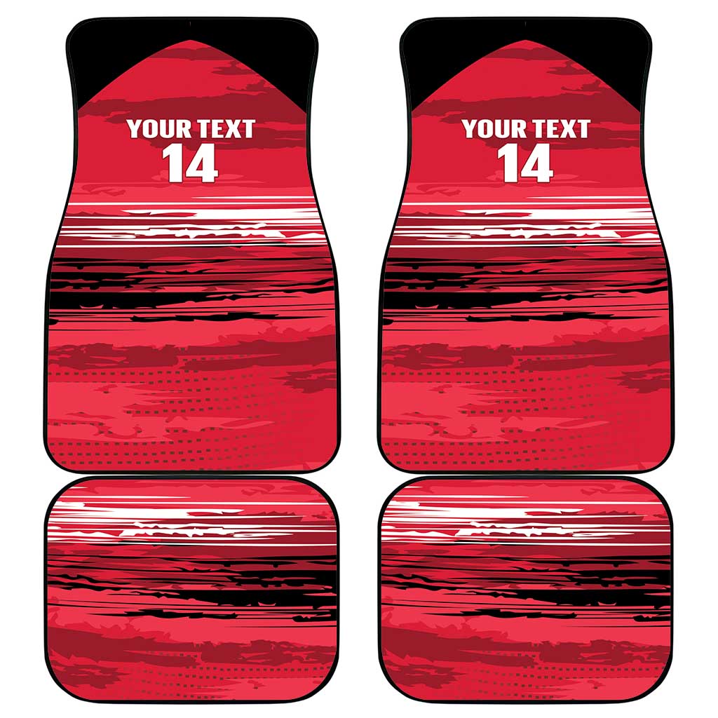 Custom Trinidad and Tobago Football Car Mats 2025 Grunge Version - Wonder Print Shop