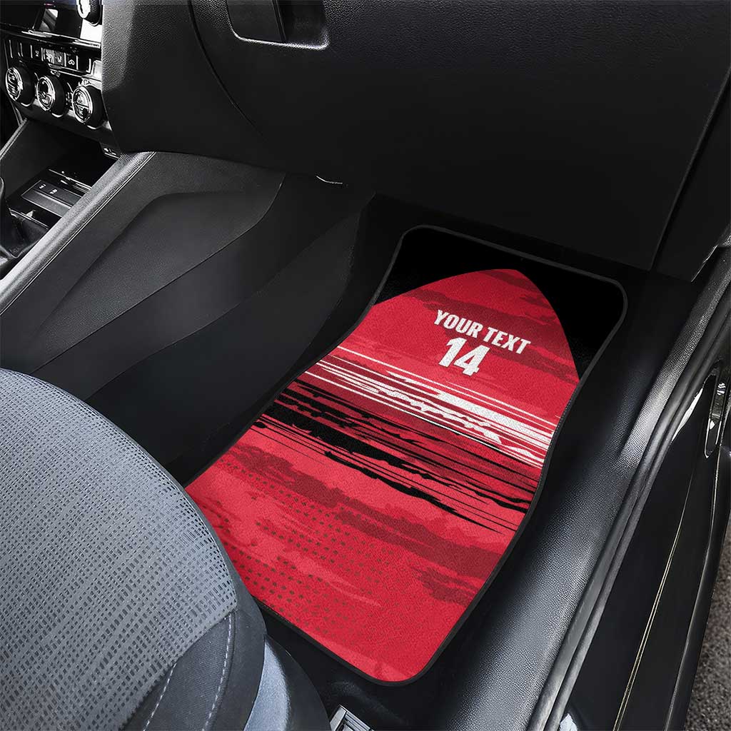 Custom Trinidad and Tobago Football Car Mats 2025 Grunge Version - Wonder Print Shop