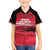 Custom Trinidad and Tobago Football Family Matching Off The Shoulder Long Sleeve Dress and Hawaiian Shirt 2025 Grunge Version - Wonder Print Shop