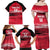 Custom Trinidad and Tobago Football Family Matching Off Shoulder Maxi Dress and Hawaiian Shirt 2025 Grunge Version - Wonder Print Shop