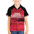 Custom Trinidad and Tobago Football Family Matching Short Sleeve Bodycon Dress and Hawaiian Shirt 2025 Grunge Version - Wonder Print Shop