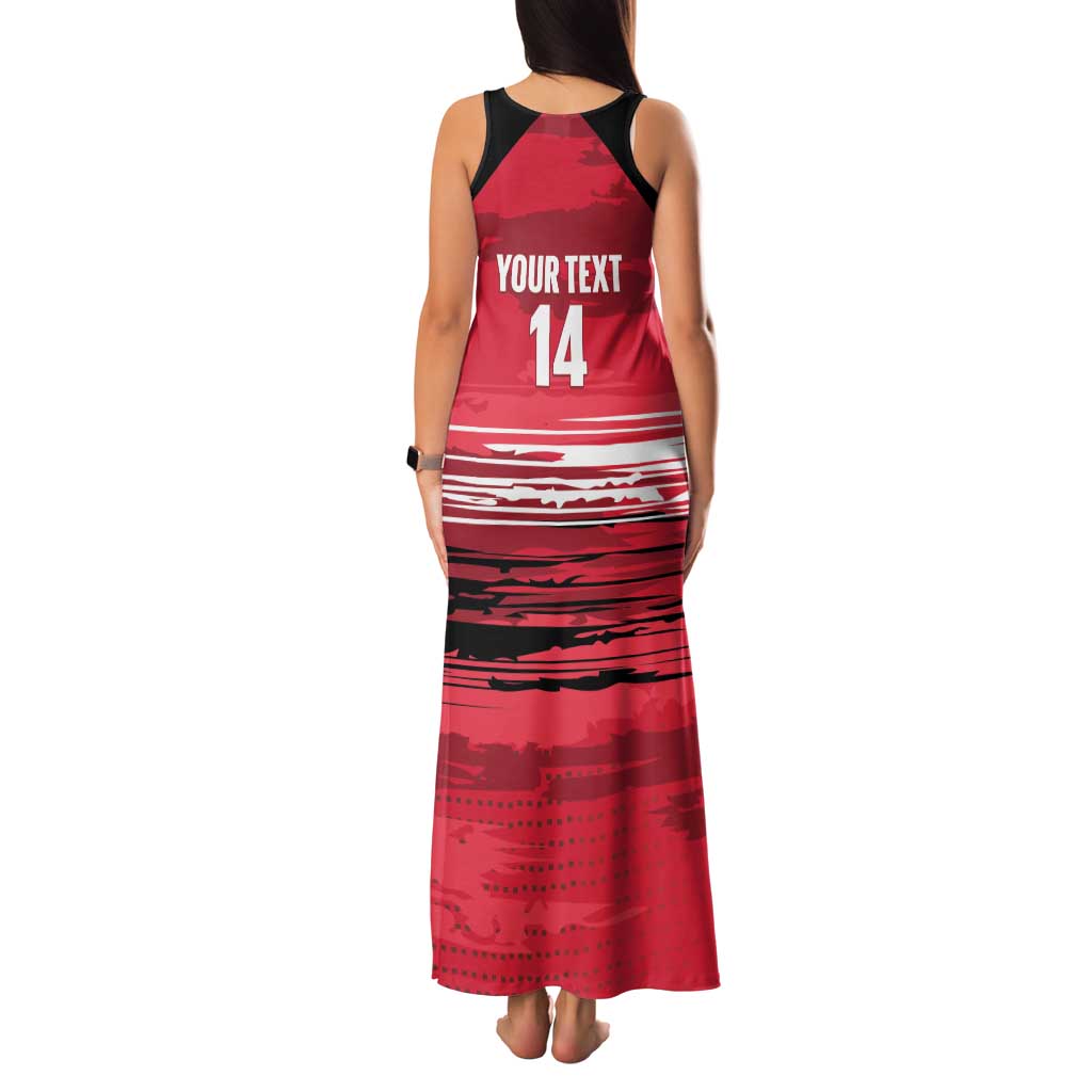 Custom Trinidad and Tobago Football Family Matching Tank Maxi Dress and Hawaiian Shirt 2025 Grunge Version - Wonder Print Shop