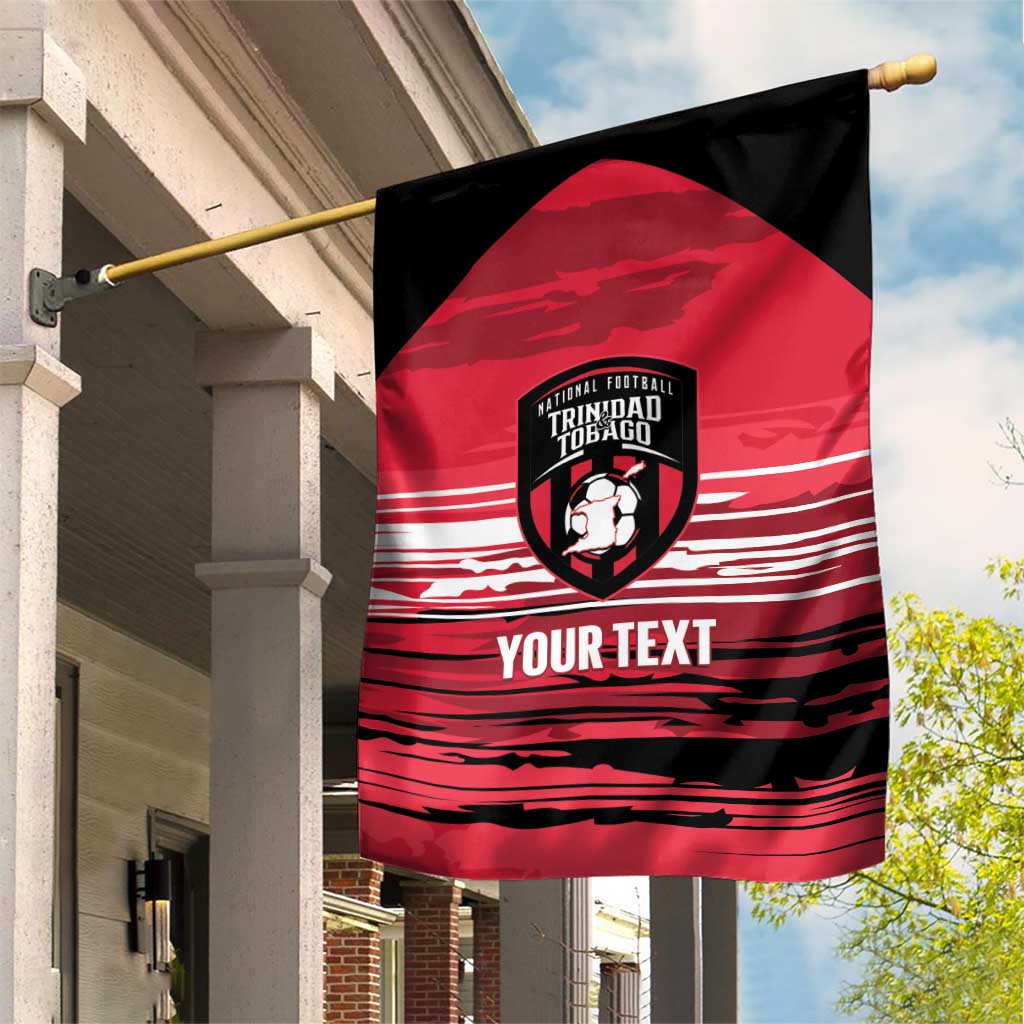 Custom Trinidad and Tobago Football Garden Flag 2025 Grunge Version - Wonder Print Shop