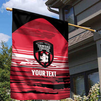 Custom Trinidad and Tobago Football Garden Flag 2025 Grunge Version - Wonder Print Shop
